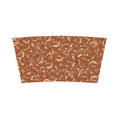 Chocolate Brown Sienna Abstract Bandeau Top