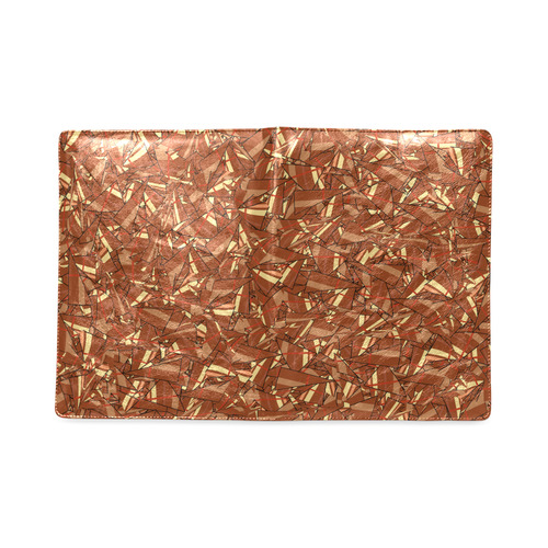 Chocolate Brown Sienna Abstract Custom NoteBook B5