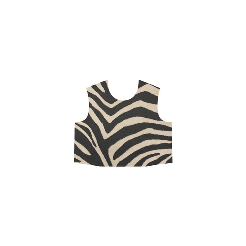 Zebra Eos Women's Sleeveless Dress (Model D01)