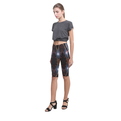 NASA: Black Hole Eating a Star Astronomy Abstract Hestia Cropped Leggings (Model L03)