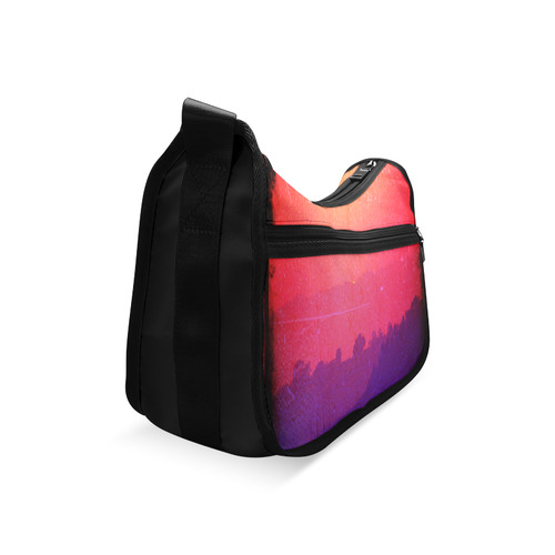 Orange Pink Purple Sunset Crossbody Bags (Model 1616)