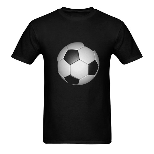 Soccer Ball by Martina Webster Men's T-Shirt in USA Size (Two Sides Printing)