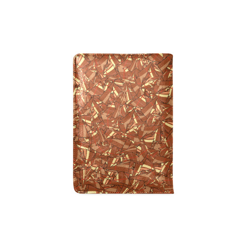 Chocolate Brown Sienna Abstract Custom NoteBook A5