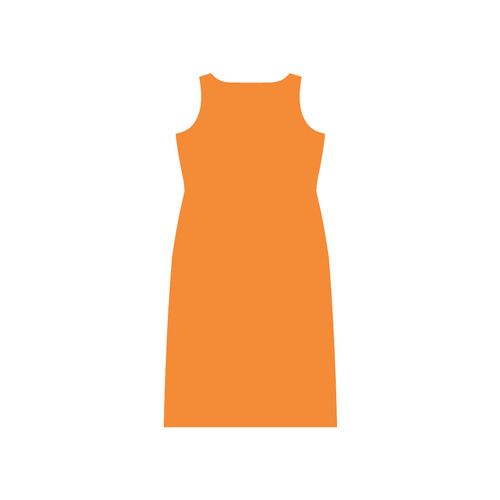 Orange Popsicle Phaedra Sleeveless Open Fork Long Dress (Model D08)