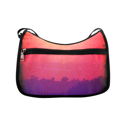 Orange Pink Purple Sunset Crossbody Bags (Model 1616)