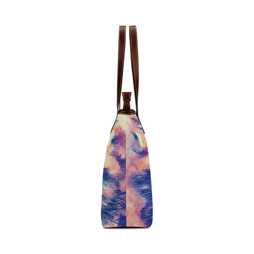 watercolor cat Shoulder Tote Bag (Model 1646)