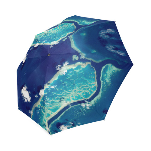 NASA: Great Barrier Reef Coral Abstract Foldable Umbrella (Model U01)