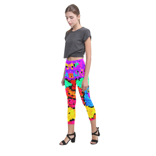 confetti by Artdream Capri Legging (Model L02)