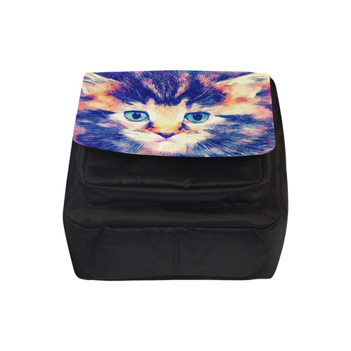 watercolor cat Crossbody Nylon Bags (Model 1633)