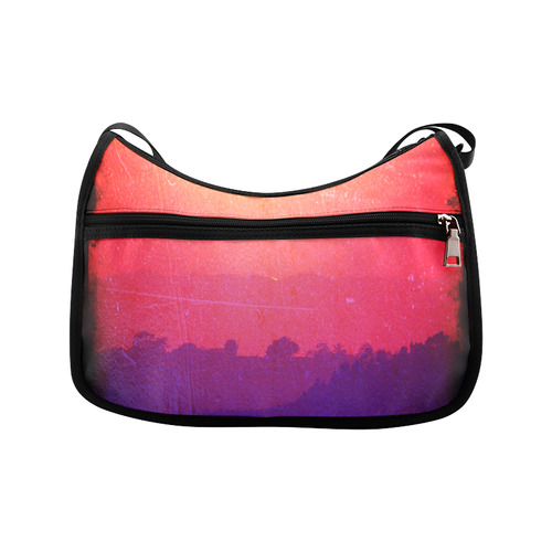 Orange Pink Purple Sunset Crossbody Bags (Model 1616)