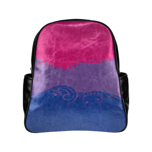Bisexual Ornamental Flag Multi-Pockets Backpack (Model 1636)