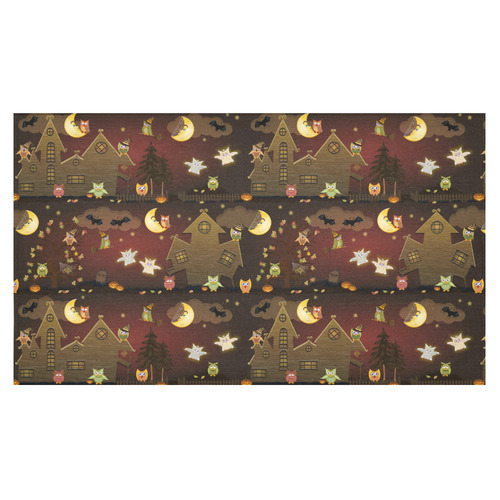 halloween owls Cotton Linen Tablecloth 60"x 104"