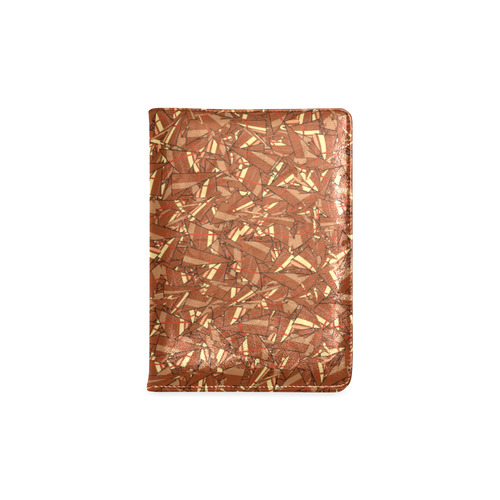 Chocolate Brown Sienna Abstract Custom NoteBook A5