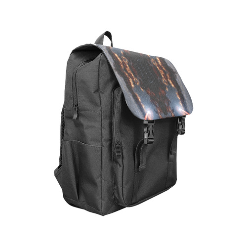 NASA: Black Hole Eating a Star Astronomy Abstract Casual Shoulders Backpack (Model 1623)