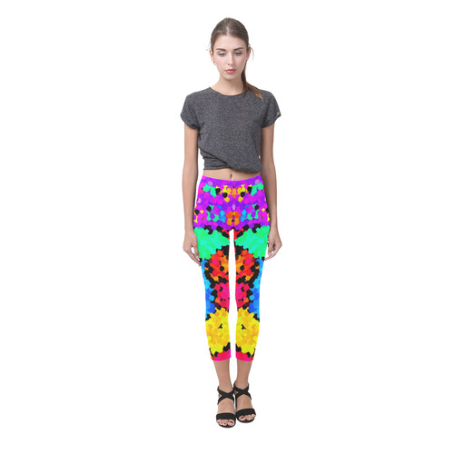 confetti by Artdream Capri Legging (Model L02)