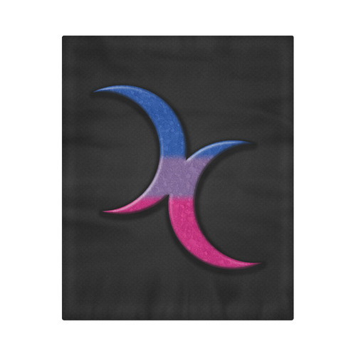 Bisexual Pride Crescent Moons Duvet Cover 86"x70" ( All-over-print)
