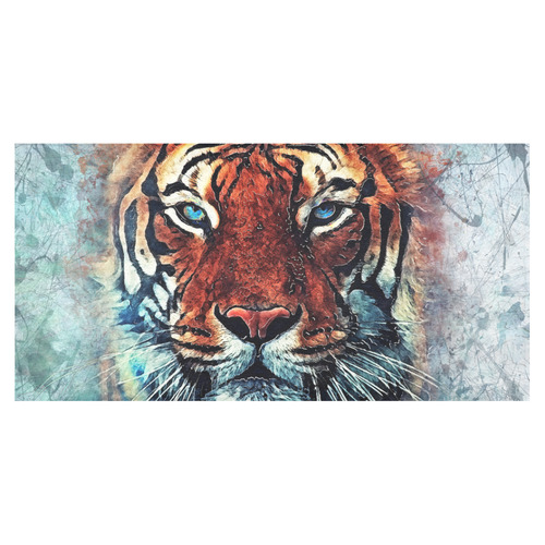 tiger Cotton Linen Tablecloth 60"x120"