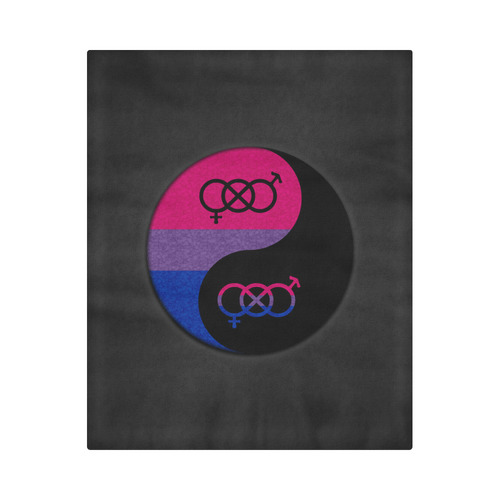 Bisexual Yin and Yang Duvet Cover 86"x70" ( All-over-print)