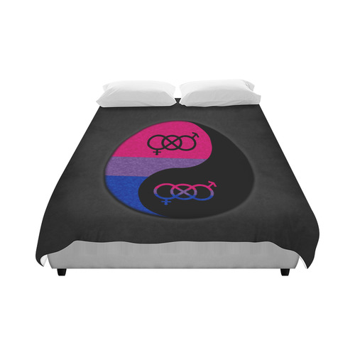 Bisexual Yin and Yang Duvet Cover 86"x70" ( All-over-print)