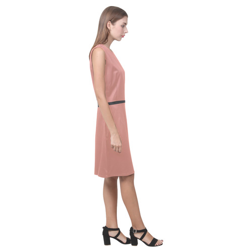 Canyon Clay Eos Women's Sleeveless Dress (Model D01)