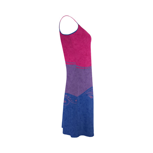 Bisexual Ornamental Flag Alcestis Slip Dress (Model D05)