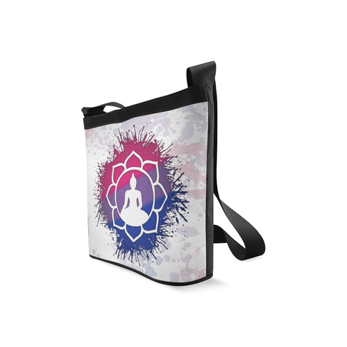 Bisexual Pride Lotus Crossbody Bags (Model 1613)