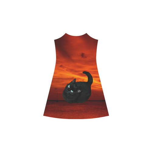 Cat and Red Sky Alcestis Slip Dress (Model D05)