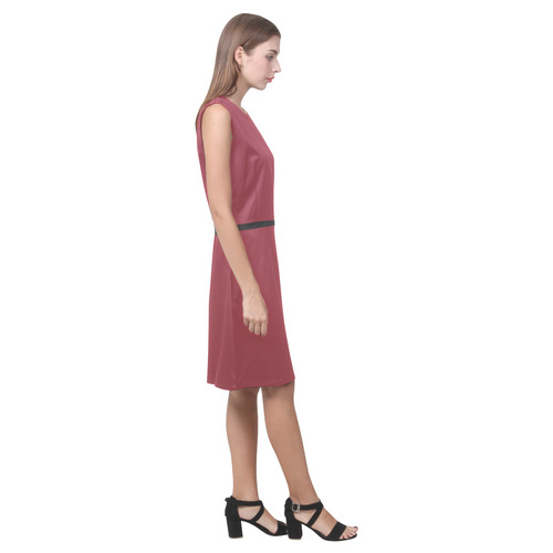 Garnet Eos Women's Sleeveless Dress (Model D01)