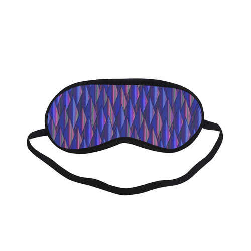 Purple and Blue Triangle Peaks Sleeping Mask