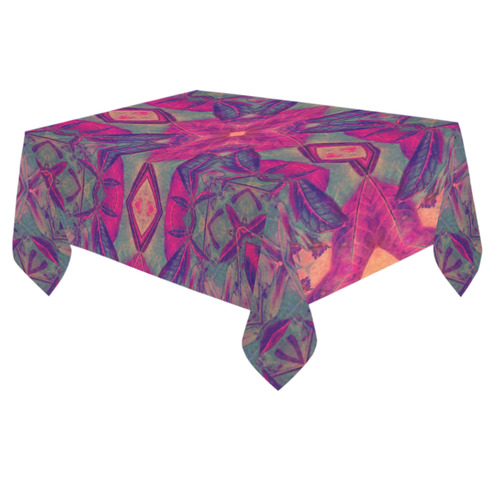 mandala Cotton Linen Tablecloth 60"x 84"