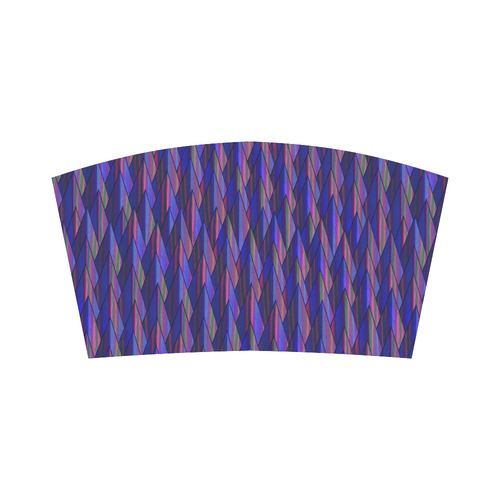 Purple and Blue Triangle Peaks Bandeau Top