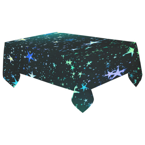 Stars 20160901 Cotton Linen Tablecloth 60"x 104"
