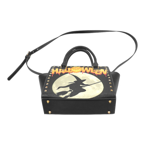 Halloween20160818 Rivet Shoulder Handbag (Model 1645)