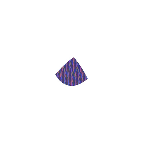Purple and Blue Triangle Peaks Custom Bikini Swimsuit