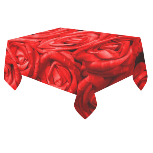 gorgeous roses L Cotton Linen Tablecloth 60"x 84"