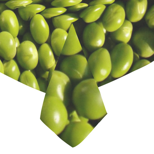 healthy peas Cotton Linen Tablecloth 52"x 70"