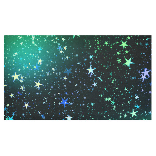 Stars 20160901 Cotton Linen Tablecloth 60"x 104"