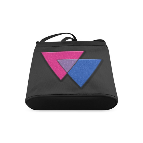 Bisexual Pride Triangles Crossbody Bags (Model 1613)