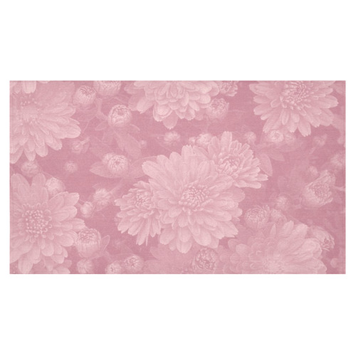 soft floral dreams B Cotton Linen Tablecloth 60"x 104"