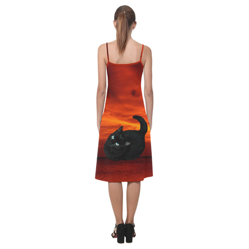 Cat and Red Sky Alcestis Slip Dress (Model D05)