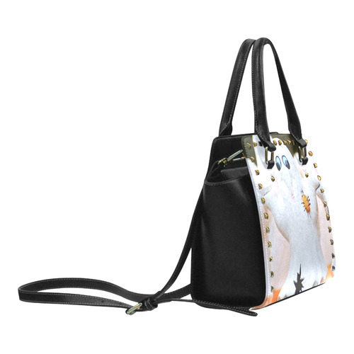 Halloween20160815 Rivet Shoulder Handbag (Model 1645)