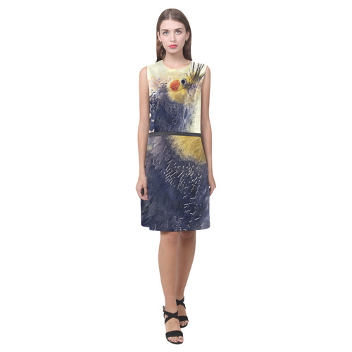 parrot Eos Women's Sleeveless Dress (Model D01)