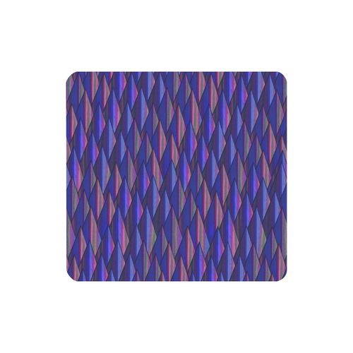 Purple and Blue Triangle Peaks Women's Clutch Wallet (Model 1637)