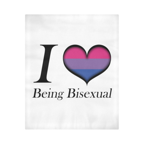 I Heart Being Bisexual Duvet Cover 86"x70" ( All-over-print)