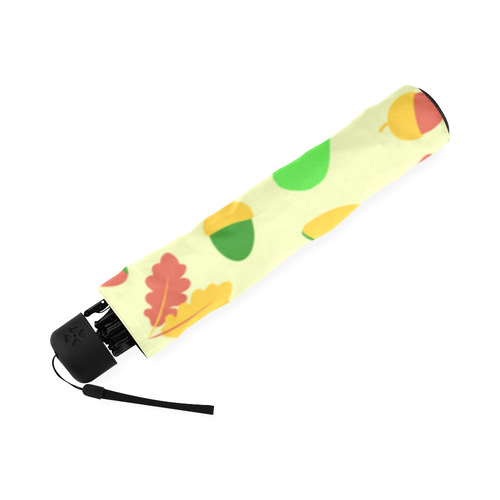 Colorful Autumn Nature Pattern Mushrooms Foldable Umbrella (Model U01)