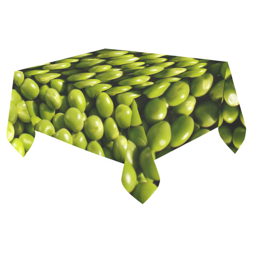 healthy peas Cotton Linen Tablecloth 52"x 70"