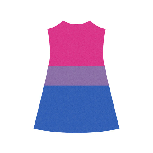 Bisexual Pride Flag Alcestis Slip Dress (Model D05)