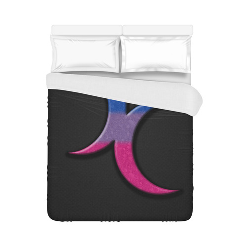 Bisexual Pride Crescent Moons Duvet Cover 86"x70" ( All-over-print)