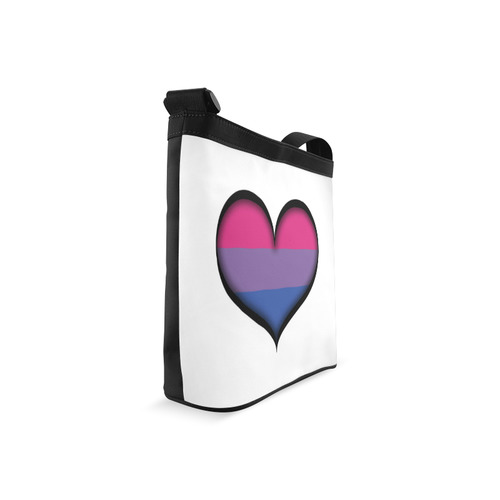 Bisexual Heart Crossbody Bags (Model 1613)