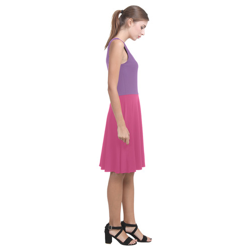 Dewberry and Magenta Atalanta Casual Sundress(Model D04)